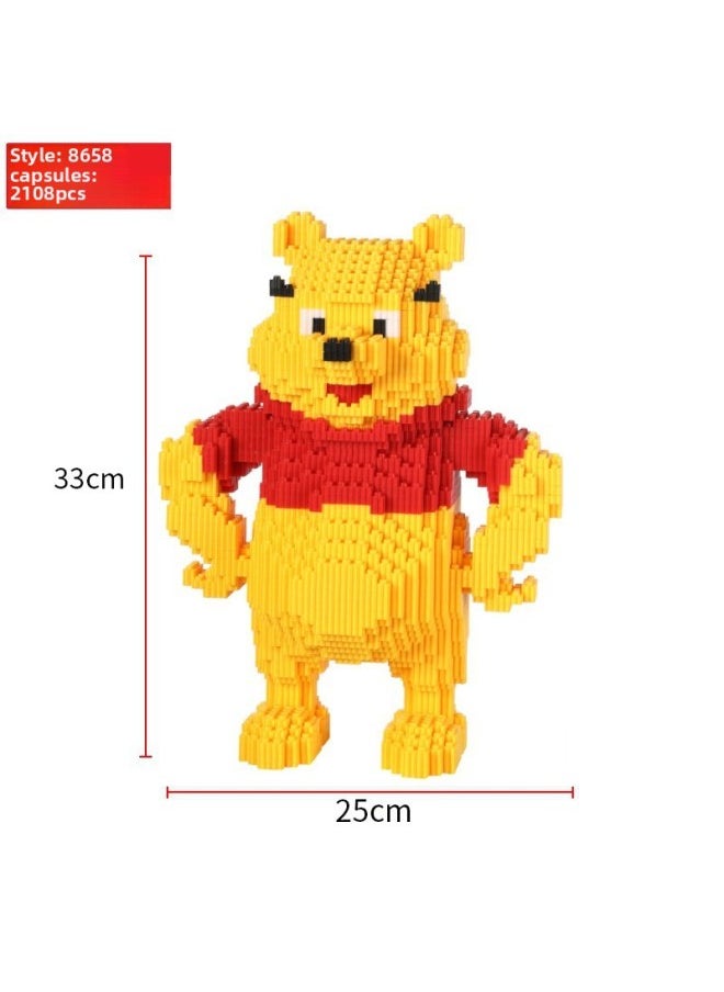 Compatible With Lego Large Blocks In Series With Tiny Particles Assembled Children's Toys Puzzle Blocks Supply-Color:8658