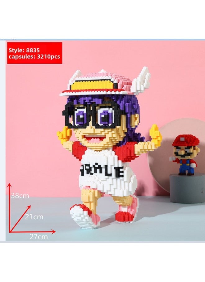 Compatible With Lego Large Blocks In Series With Tiny Particles Assembled Children's Toys Puzzle Blocks Supply-Color:8835