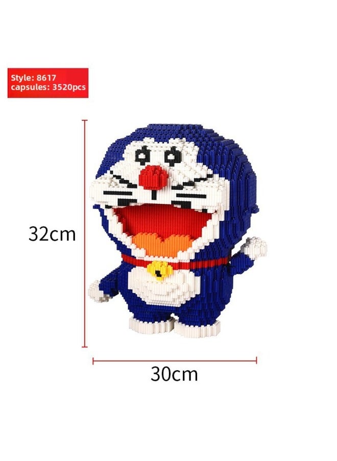 Compatible With Lego Large Blocks In Series With Tiny Particles Assembled Children's Toys Puzzle Blocks Supply-Color:8617