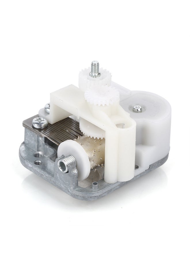 Saiyang Music Box Music Box Movement 18NS36 With Center Turn Bridge Bracket Mushroom Head-Color:Movement With Center Turning Bridge Bracket + Mushroom Head On