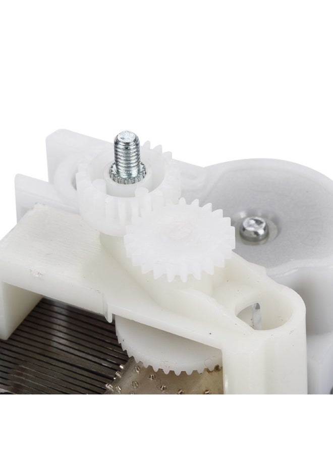 Saiyang Music Box Music Box Movement 18NS36 With Center Turn Bridge Bracket Mushroom Head-Color:Movement With Center Turning Bridge Bracket + Mushroom Head On