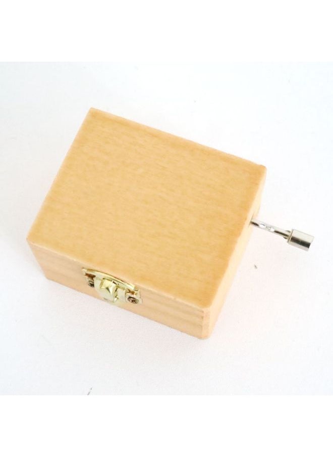 Transparent Music Box Hand Wooden Music Box Student Gift Creative Gift Birthday Gift Wholesale-Color:Retro Music Box-Dimensions:Spirited Away Opening Song