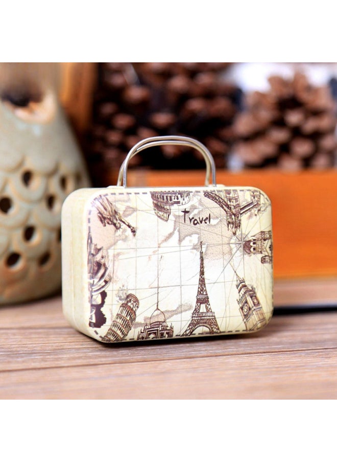 Flying Song Super Cute Metal Suitcase Music Box Mini Wind-up Music Box Creative Gift Gift Sky City-Color:06 ]-Dimensions:Music Pirates Of The Caribbean