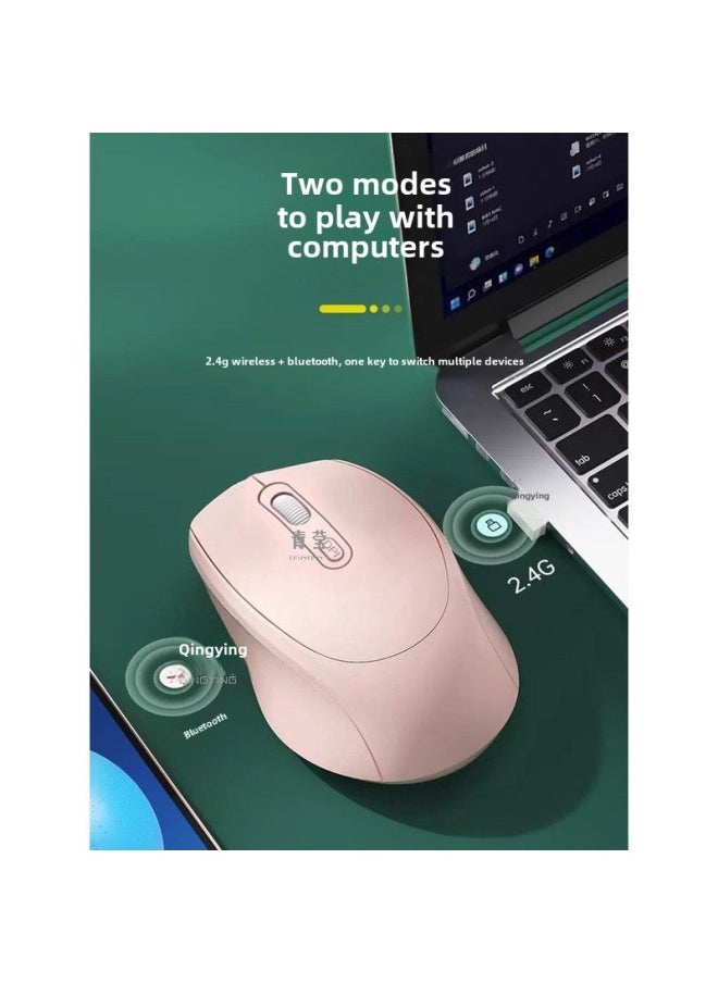 Business Lenovo Game Mouse Founder For Office E-sports Genuine Goods Notebook Notebook Computer Official Wireless Bluetooth-Specification:Dual Mode—haoyue Baiqingying Bluetooth★2.4g Wireless Version Charging★Ultra-long Battery Life, Silent Press