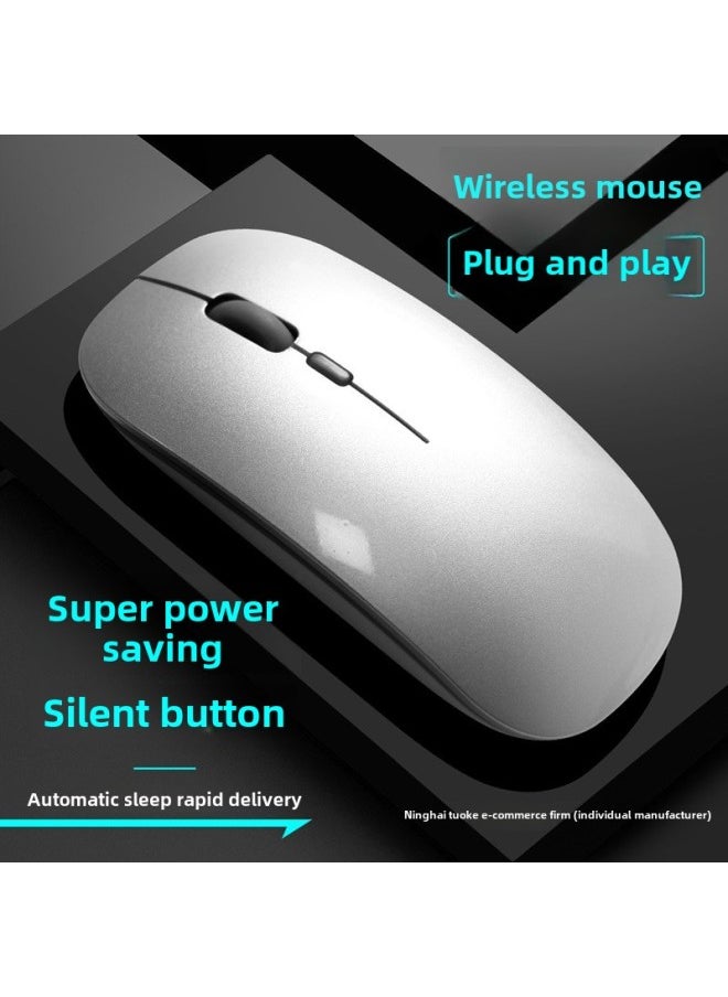 Applicable To Lenovo's Air15 14 2021 Ruilong Edition Laptop Wireless Mouse Pro16 1-Specifications:Silver  Dual Mode-official Standard