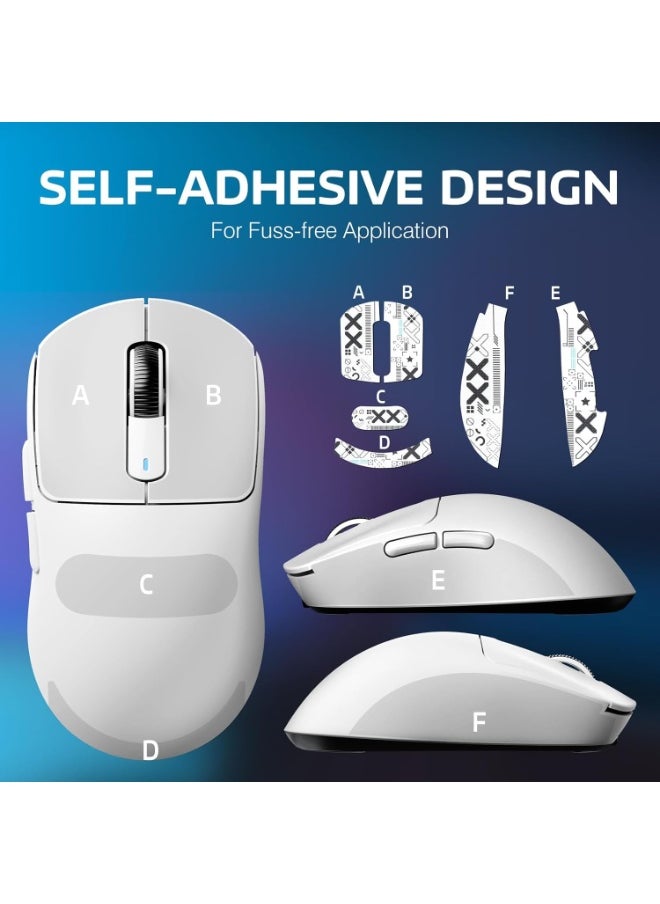 ATTACK SHARK X3PRO 4K/8K Lightweight Wireless Gaming Mouse with Tri-Mode(Wired/2.4GHz/BT),PAW3395 Optical Sensor,26K DPI,Kailh GM8.0 Switch,Long Battery,7 Buttons for PC/Laptop/Win/Mac(White+Sticker)