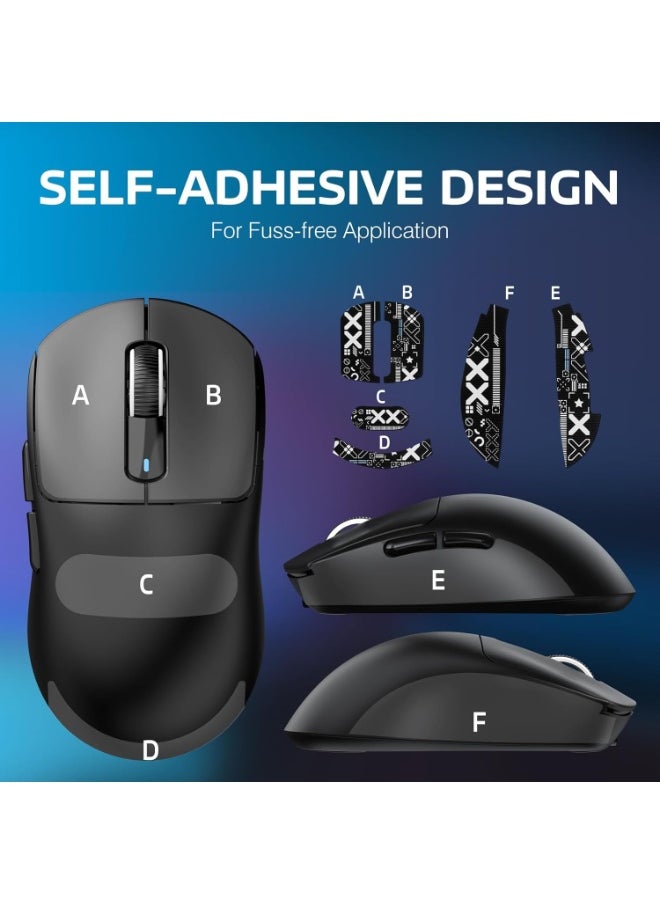ATTACK SHARK X3PRO 4K/8K Lightweight Wireless Gaming Mouse with Tri-Mode(Wired/2.4GHz/BT),PAW3395 Optical Sensor,26K DPI,Kailh GM8.0 Switch,Long Battery,7 Buttons for PC/Laptop/Win/Mac(Black+Sticker)