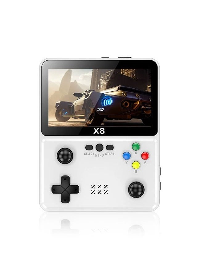X8 Retro Handheld Video Game Console with 4 Inch LCD Screen Connect to TV with AV Cable