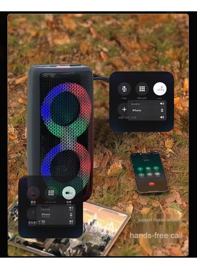 Portable Bluetooth Speaker Subwoofer Outdoor High-power Car Home High Quality Ambience Desktop Mini Speaker
