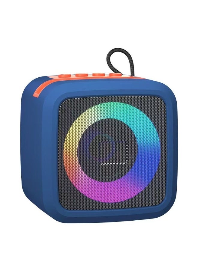 Bluetooth Speaker With Ambient Light Outdoor Car High-power Heavy Subwoofer Home Desktop Mini Speaker