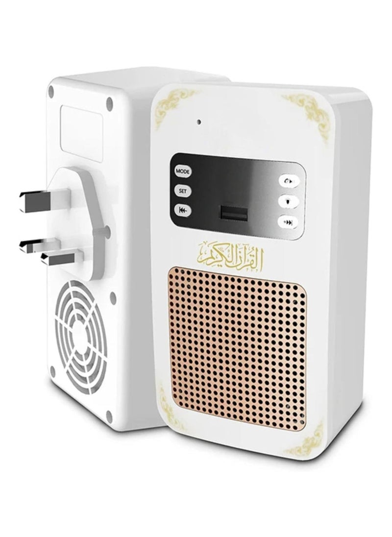 AL RAID Holy Wall Speaker Bluetooth Al- Quran Light Speaker SQ669-App Control, Night Light, 8GB Memory & USB Connection