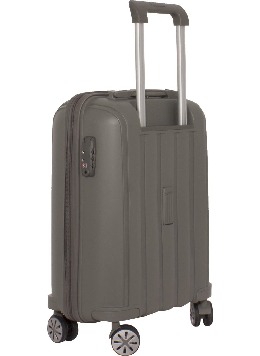 Luxury Unbreakable Gray Cabin Size PP Suitcase - V305