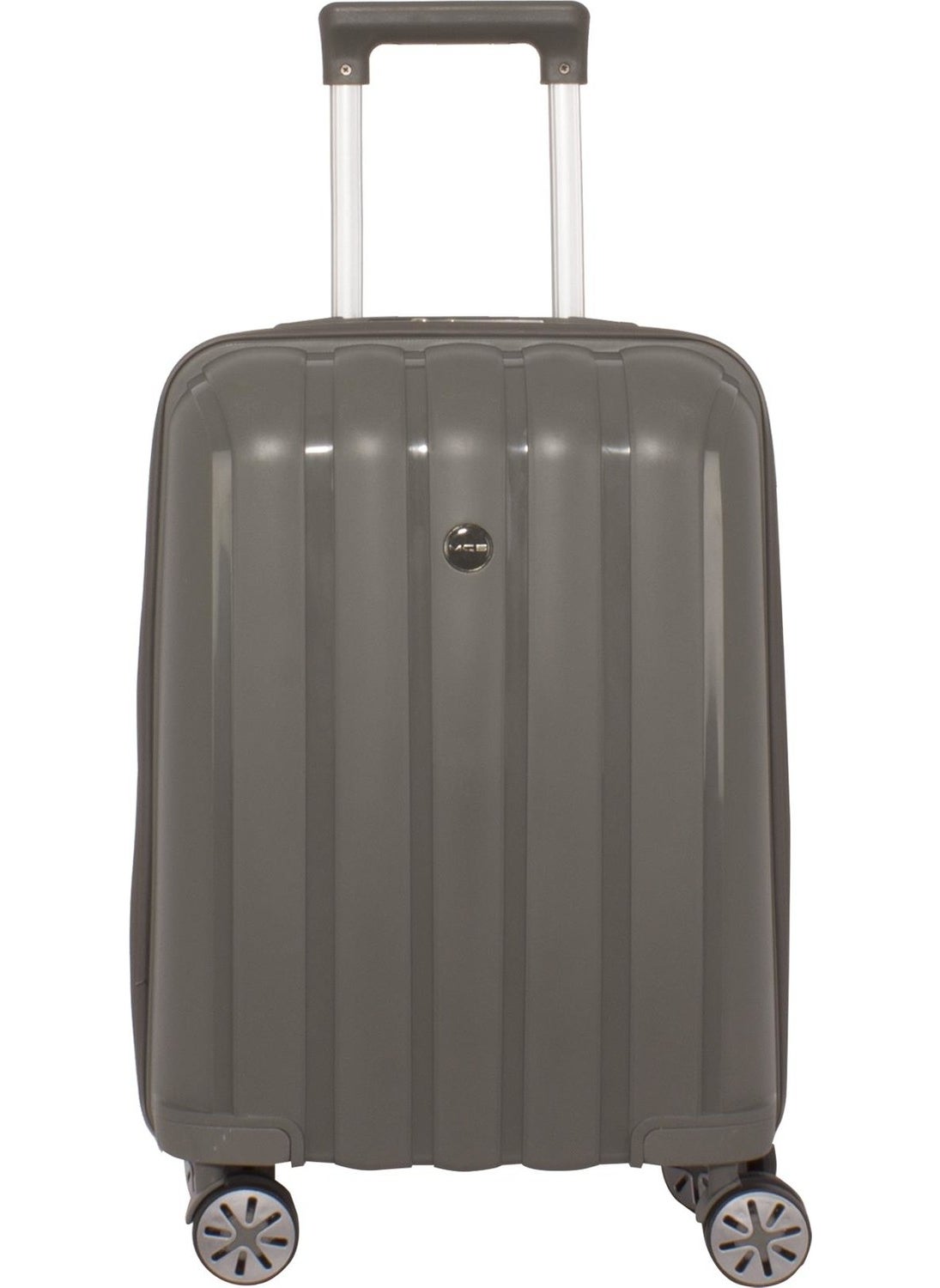 Luxury Unbreakable Gray Cabin Size PP Suitcase - V305