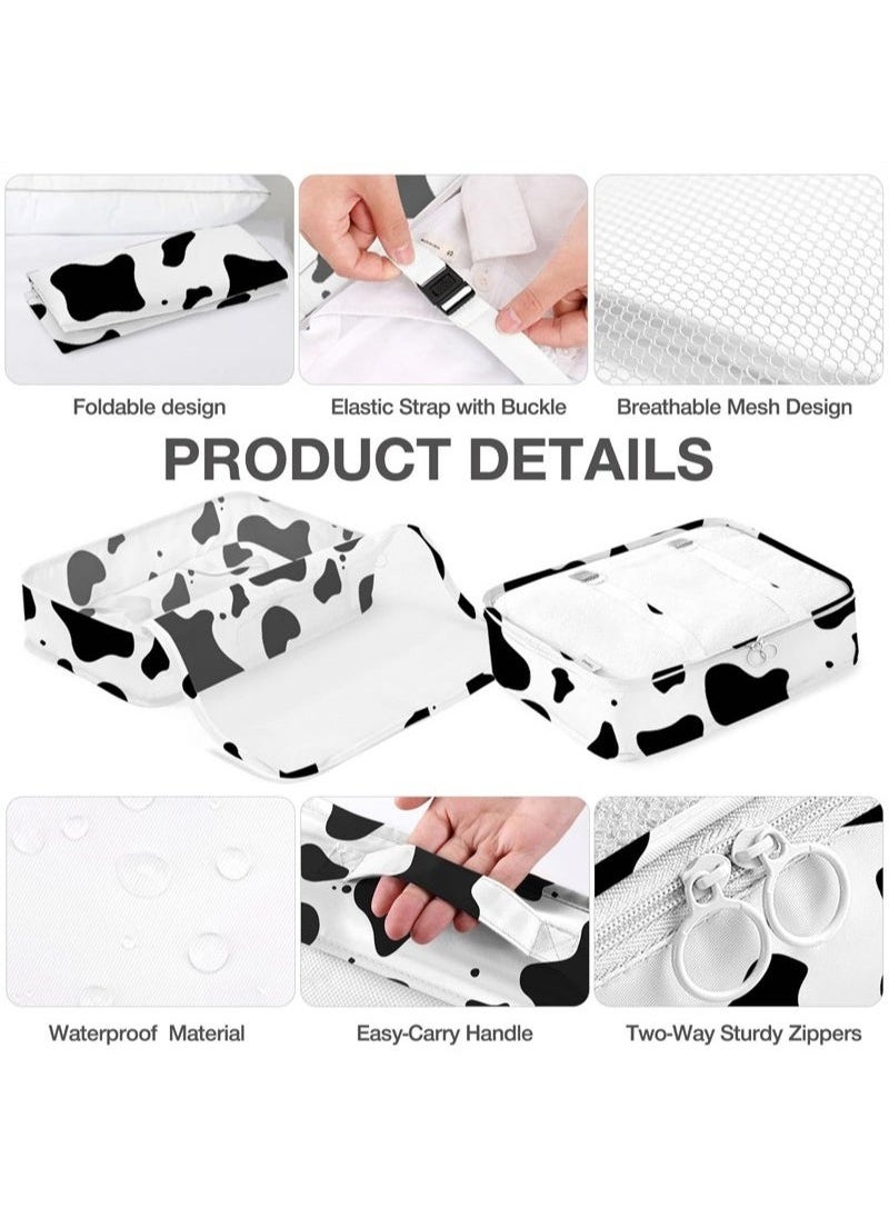 8-piece travel organizer luggage set suitable for digital toiletries and cosmetics storage bags, suitable for clothes, shoes, suitcases and travel bags