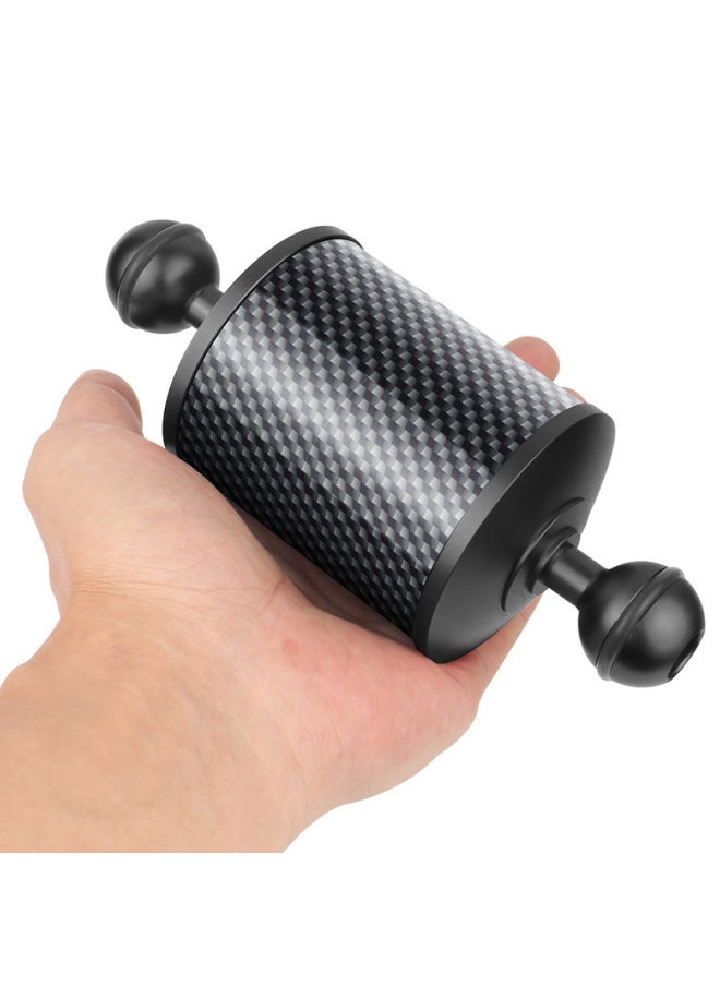 Flying Over 60mm Diameter Buoyancy Arm Triple Anti-leakage Anti-removal High Water Pressure 5/8/10/12 Inch Buoyancy Lamp Arm-Color:10 Inch Black