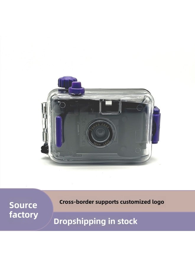 Source Manufacturer 135 Retro Film Film Fool Underwater Waterproof Diving Non-polaroid Camera Customization *made In Stock-Color:Orange Yellow Shell