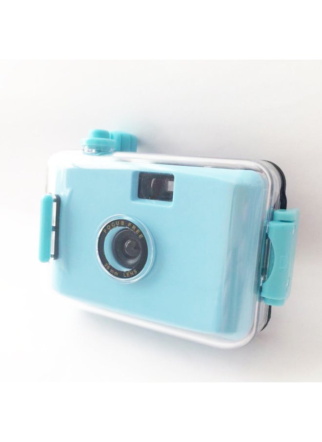 Source Manufacturer 135 Retro Film Film Fool Underwater Waterproof Diving Non-polaroid Camera Customization *made In Stock-Color:Light Blue Green Shell