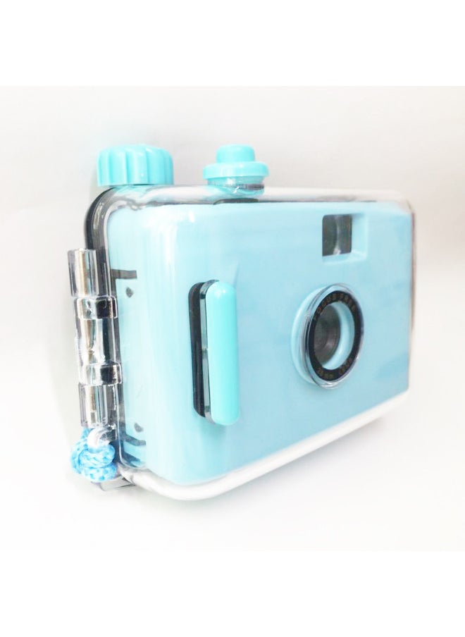 Source Manufacturer 135 Retro Film Film Fool Underwater Waterproof Diving Non-polaroid Camera Customization *made In Stock-Color:Light Blue Green Shell