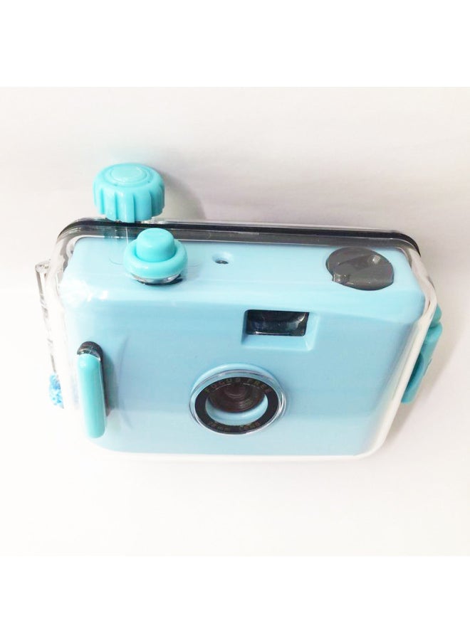 Source Manufacturer 135 Retro Film Film Fool Underwater Waterproof Diving Non-polaroid Camera Customization *made In Stock-Color:Light Blue Green Shell
