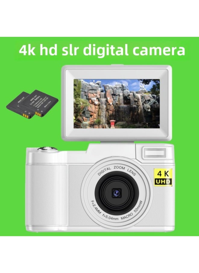 E-commerce Digital Camera Video Camera 48 Million Full HD 4K With Flip HD Screen R200S-Color:Black Standard Chinese Version