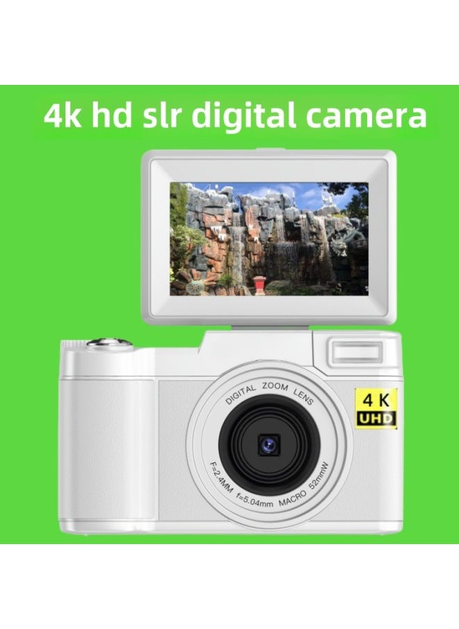E-commerce Digital Camera Video Camera 48 Million Full HD 4K With Flip HD Screen R200S-Color:Black Standard Chinese Version