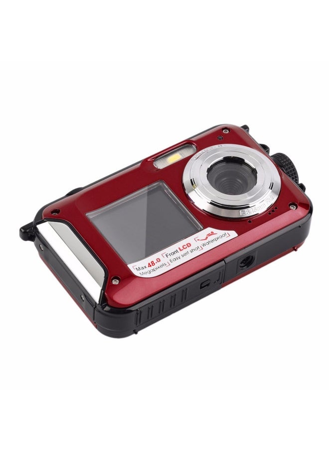 48 Megapixel Dual-screen Waterproof HD Digital Camera WP06-Color:Standard Yellow