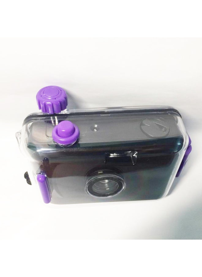 Black Purple Shell Male And Female Camera Mini Cartoon Toy Camera Waterproof Film Camera Manufacturer-Color:Black Green Shell