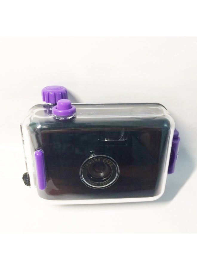 Black Purple Shell Male And Female Camera Mini Cartoon Toy Camera Waterproof Film Camera Manufacturer-Color:Black Green Shell