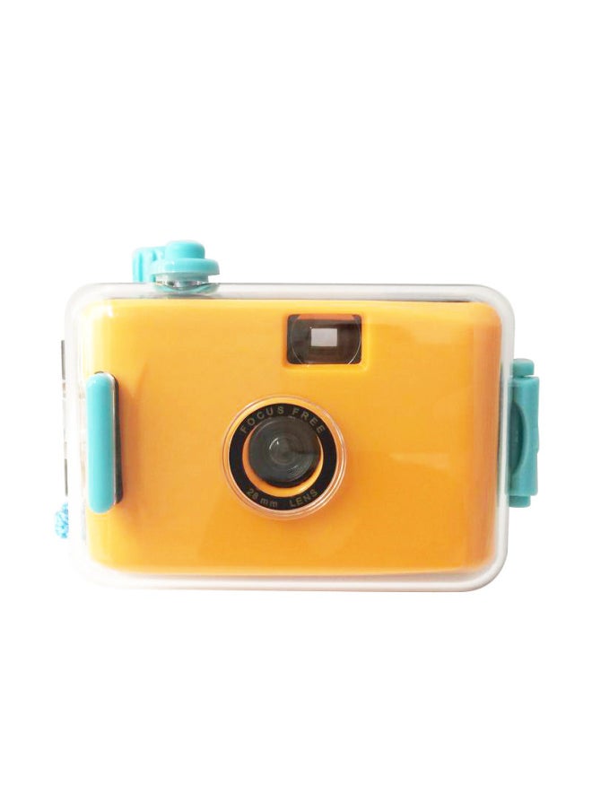 Yellow Purple Shell Fashion Supply Film Camera Waterproof Camera Underwater Diving Multiple Times-Color:Yellow Green Shell