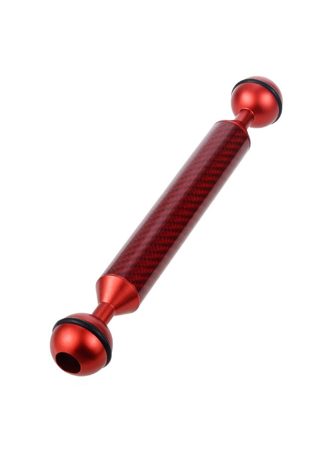 BGNing One Inch Double Ball Head Ultra Light Carbon Fiber Lamp Arm Diameter 20.8mm Diving Extension Accessories-Color:12 