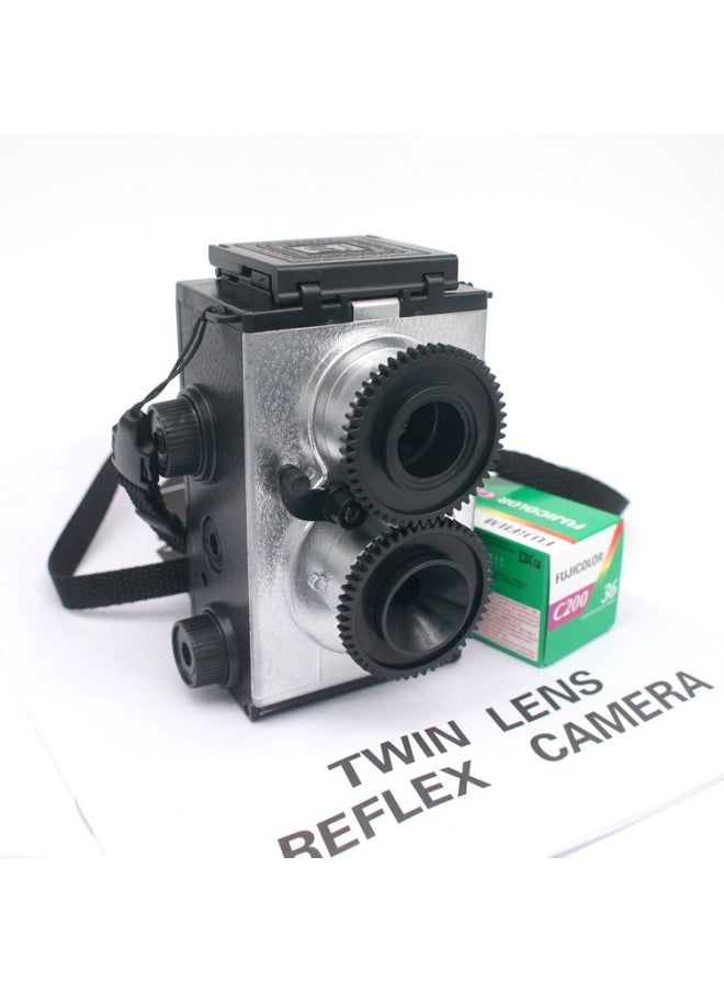 Film Machine NOMO Handmade DIY Film Double Reverse Retro Nostalgic Old-fashioned Fool Photo Gift Science For Adults-Color:Degree Branding + Set Meal 3