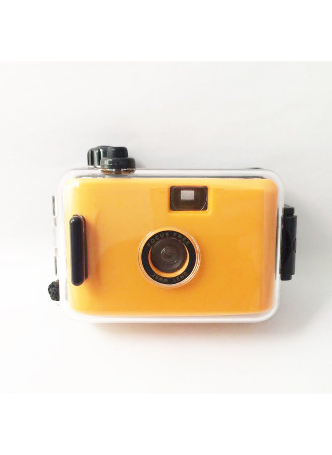 Yellow Black Shell Adult Science Retro DIY Surface Practical Lens 135 Film Camera Retro Entry-Color:Yellow Purple Shell
