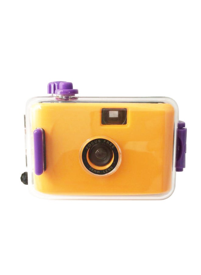 Yellow Black Shell Adult Science Retro DIY Surface Practical Lens 135 Film Camera Retro Entry-Color:Yellow Purple Shell