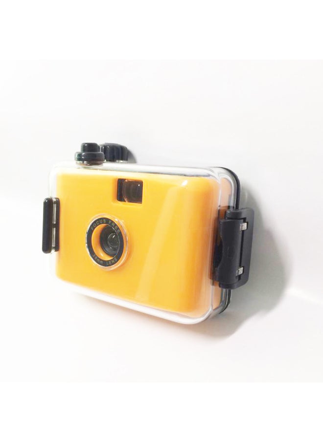Yellow Black Shell Adult Science Retro DIY Surface Practical Lens 135 Film Camera Retro Entry-Color:Yellow Purple Shell