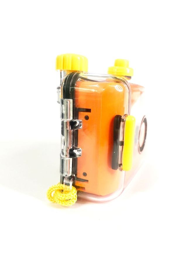 Orange Yellow Shell Graduation Birthday Gift For Couples To Give To Boyfriend And Girlfriend, Best Friend, Creative Classmates, Third Grade Film Camera-Color:Green Yellow Shell
