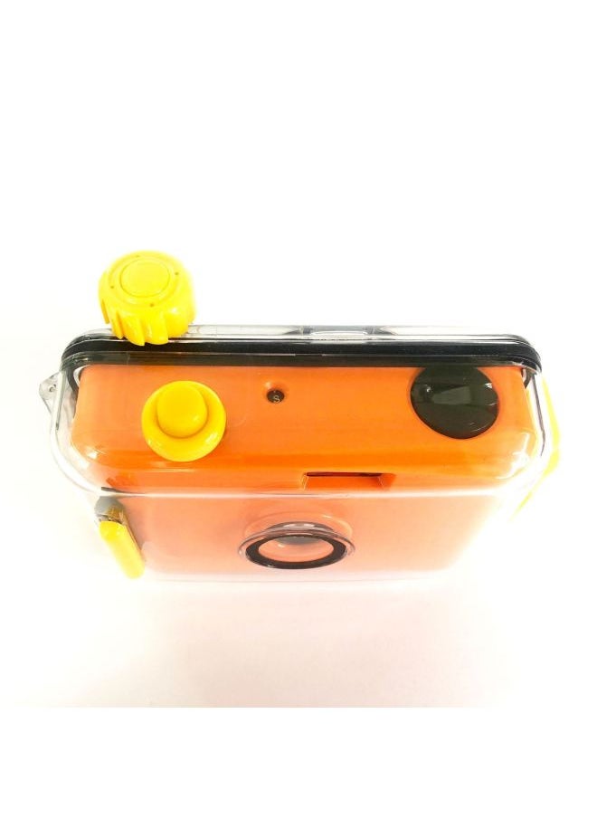 Orange Yellow Shell Graduation Birthday Gift For Couples To Give To Boyfriend And Girlfriend, Best Friend, Creative Classmates, Third Grade Film Camera-Color:Green Yellow Shell