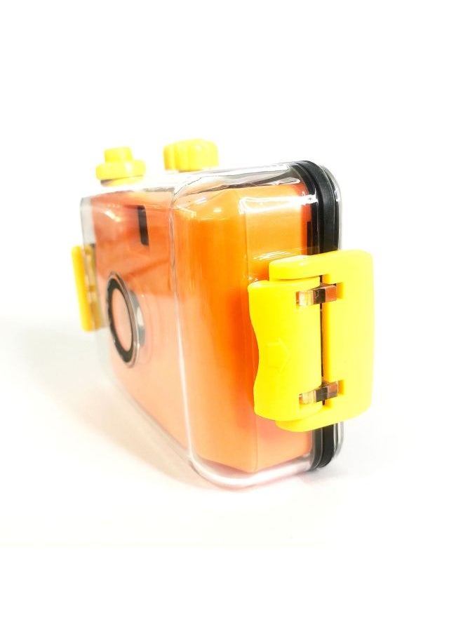 Orange Yellow Shell Graduation Birthday Gift For Couples To Give To Boyfriend And Girlfriend, Best Friend, Creative Classmates, Third Grade Film Camera-Color:Green Yellow Shell
