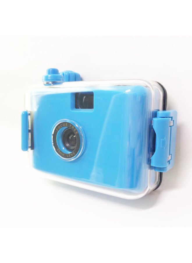 Dark Blue Blue Shell Retro Replaceable Film Fool Camera Film Birthday Holiday Gift Student Beginner Entry Portable-Color:Dark Blue Green Shell