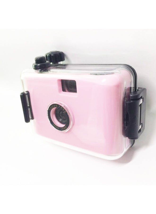 Source Manufacturer 135 Retro Film Film Fool Underwater Waterproof Diving Non-polaroid Camera Customization *made In Stock-Color:Light Pink Blue Shell