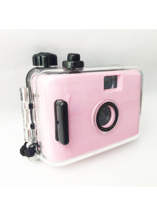Source Manufacturer 135 Retro Film Film Fool Underwater Waterproof Diving Non-polaroid Camera Customization *made In Stock-Color:Light Pink Blue Shell