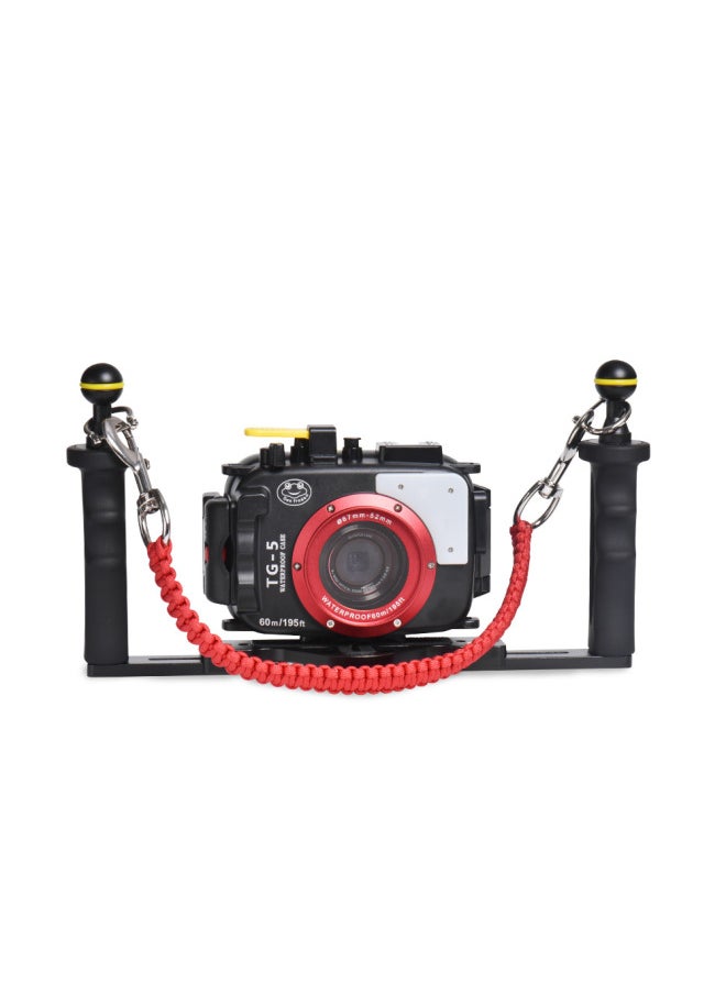 Seafrogs Sea Frog BR-1 Bracket Rope Diving Camera Case Special Anti-lost Rope 316 Hanging Buckle-Color:Blue