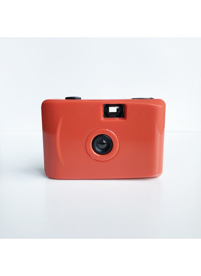 Single Pink Set * Made Of Multiple Retro Camera Film Camera Nostalgic Environmental Protection Gift Zero-Color:Single Machine Transparent