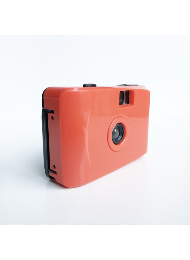 Single Pink Set * Made Of Multiple Retro Camera Film Camera Nostalgic Environmental Protection Gift Zero-Color:Single Machine Transparent