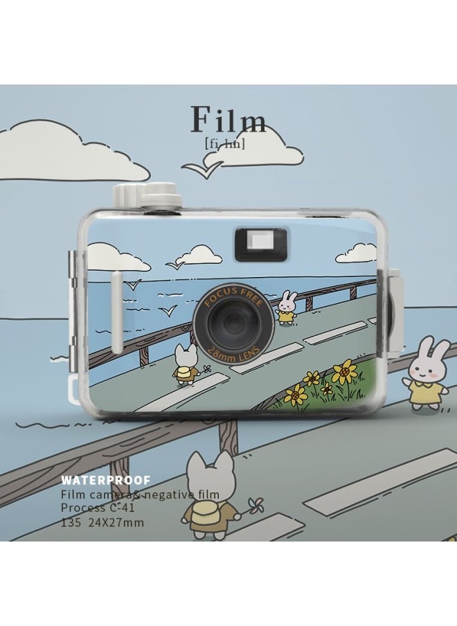 Birthday Gift Girl's Non-Pariot Camera Film Fool Retro Film Children's Entry-Level Tanabata Valentine's Day-Color:Film--book Of Four Seasons-summer_limited Edition-official Gift Box (excluding Film)