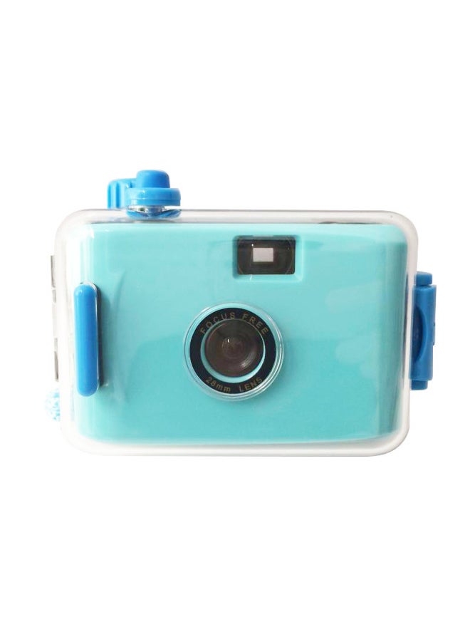 Source Manufacturer 135 Retro Film Film Fool Underwater Waterproof Diving Non-polaroid Camera Customization *made In Stock-Color:Cyan Blue Shell