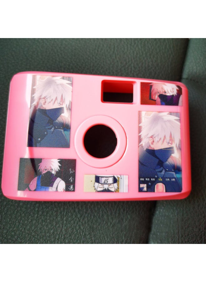 35MM Film Film Camera Korean Waterproof Camera Fixed * System Fool Camera Picture Surface Printing Non-card-Color:White Green Shell