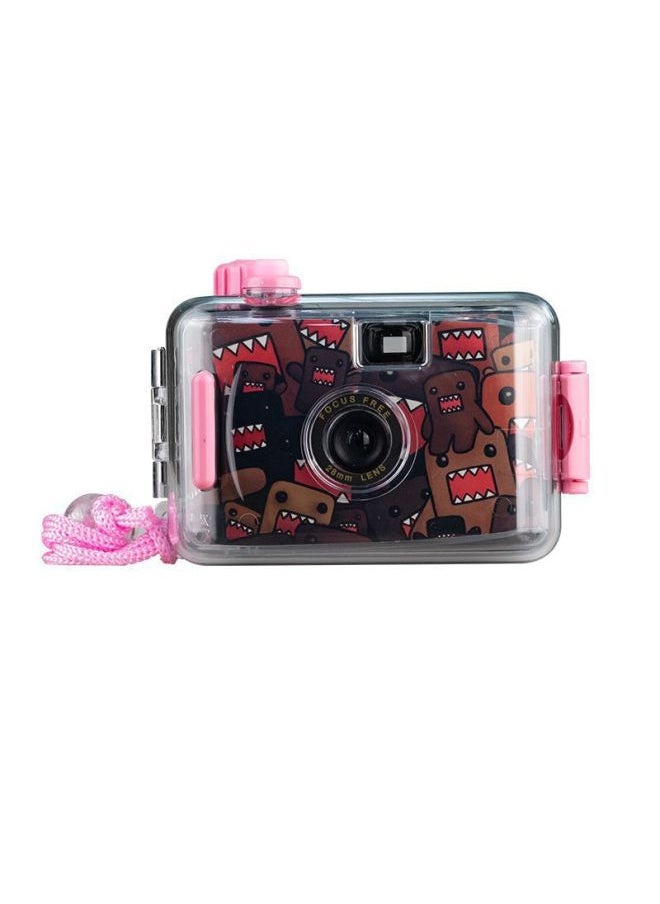 Film Camera Ins Retro Film Camera Non Disposable Waterproof Point-and-shoot Camera Student Creative Photography Gift-Color:Little Devil_official Standard Configuration