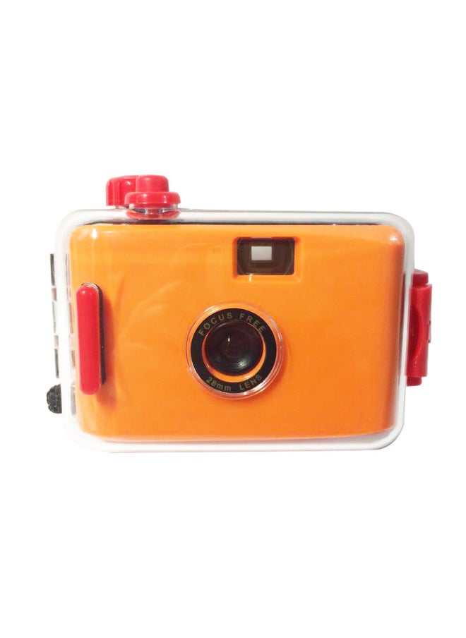 Source Manufacturer 135 Retro Film Film Fool Underwater Waterproof Diving Non-polaroid Camera Customization *made In Stock-Color:Orange Red Shell