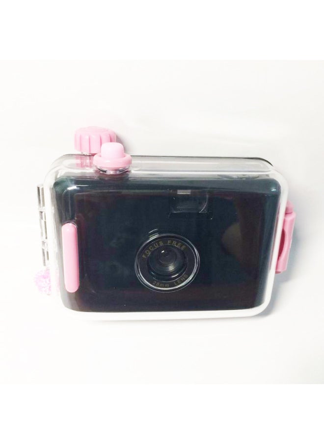 Black Powder Shell Cute Mini Children Camera HD Toy Non-disposable Creative Camera Gift For Men And Women-Color:Black Green Shell
