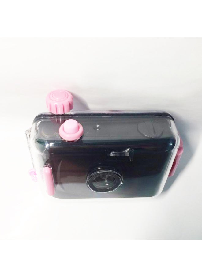 Black Powder Shell Cute Mini Children Camera HD Toy Non-disposable Creative Camera Gift For Men And Women-Color:Black Green Shell